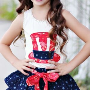 Mustard Pie Sammy Tank in True Blue